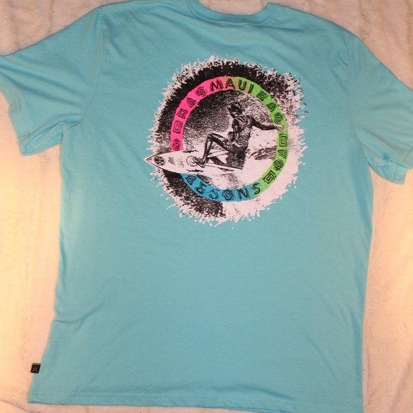 Maui blue t-shirt - Picture 2 of 3